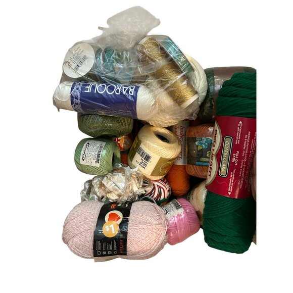 Large Assorted Lot Of Yarn For Crafting & Knitting  Mixed Colors & Textures - Picture 4 of 5